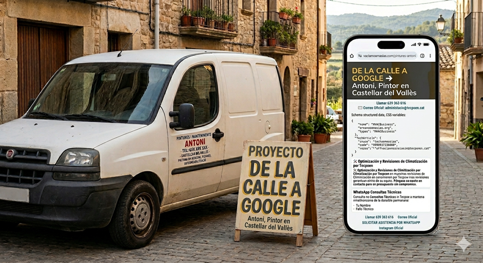 Proyecto De la Calle a Google - Digitalización de furgonetas y autónomos locales