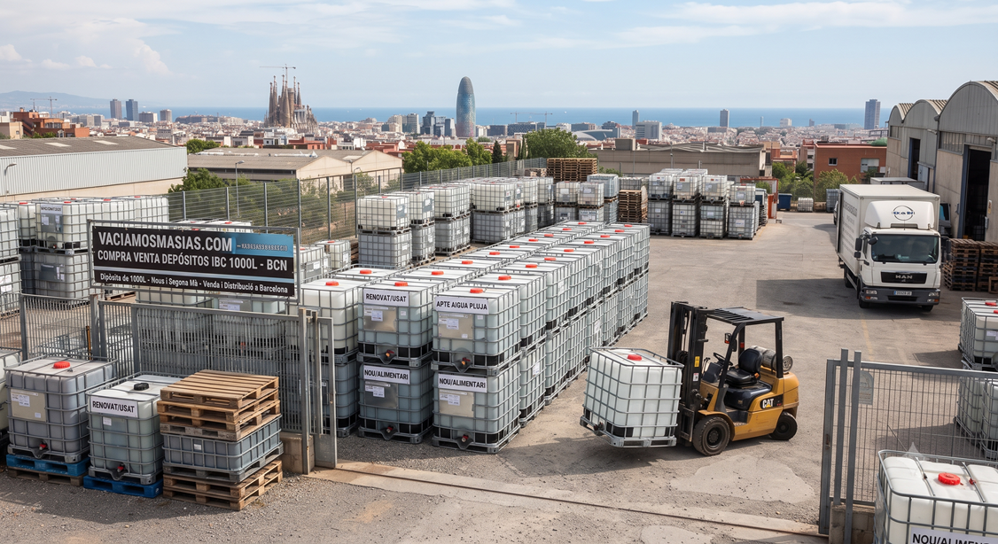 Depósitos de 1000 litros de segunda mano en Barcelona