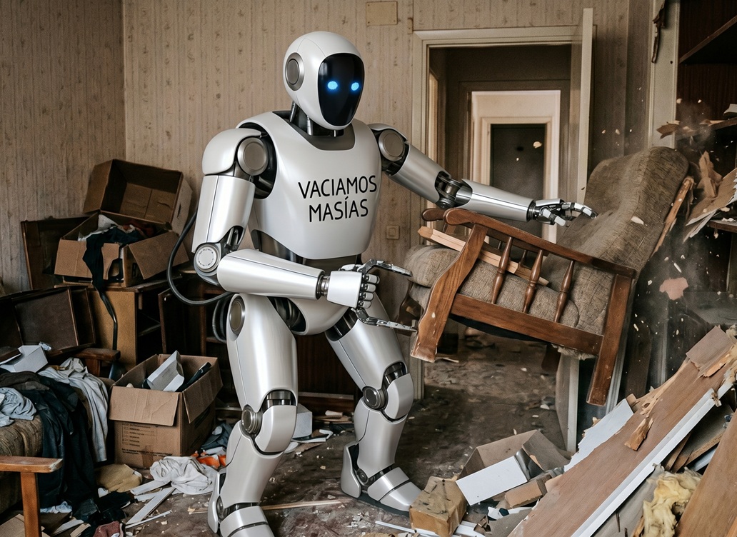 Vaciado de pisos con robots de Vaciamos Masías