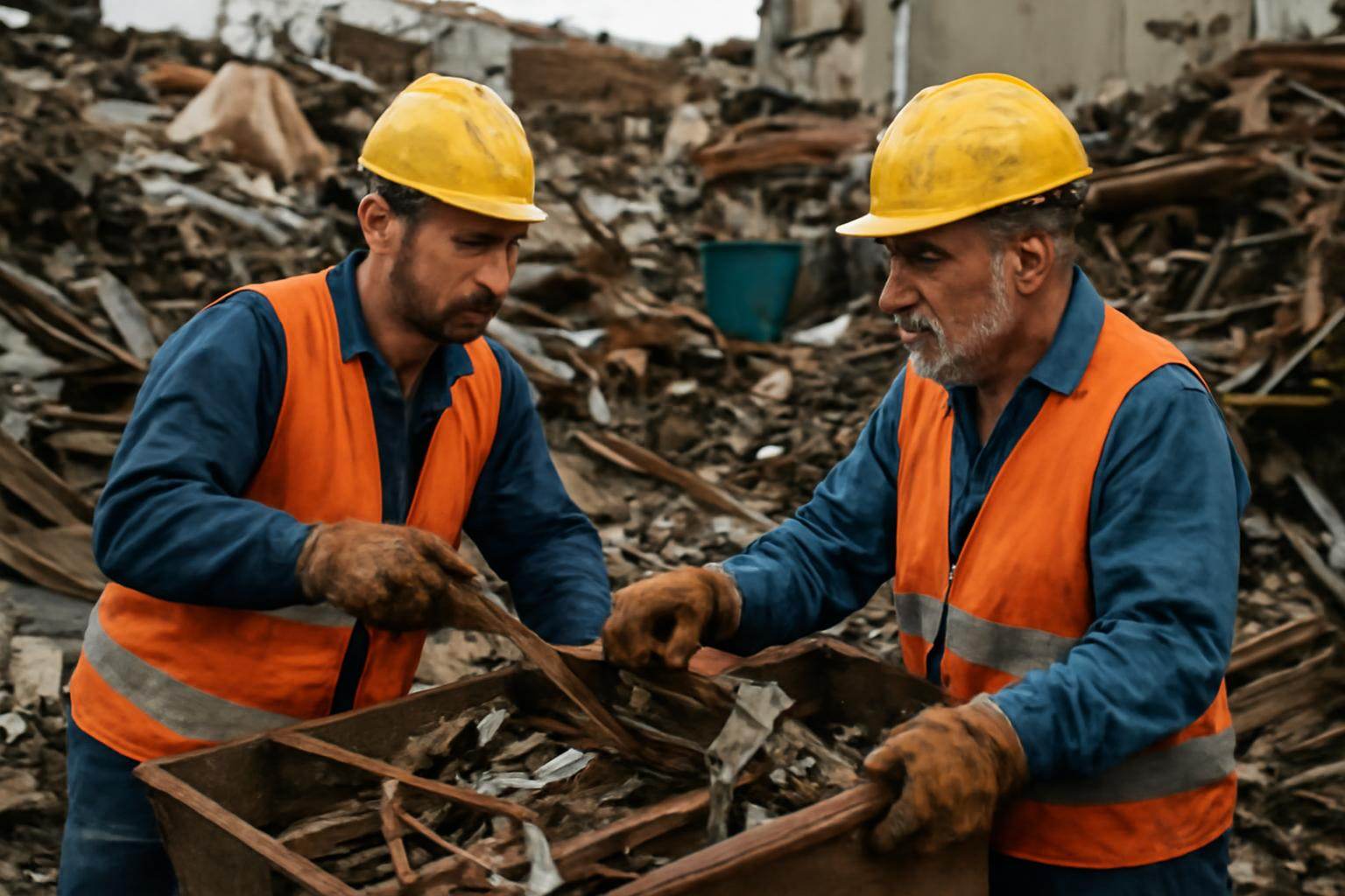 Chatarreros en Barcelona: Materiales, Preparación y Desarrollo Habitual del Trabajo