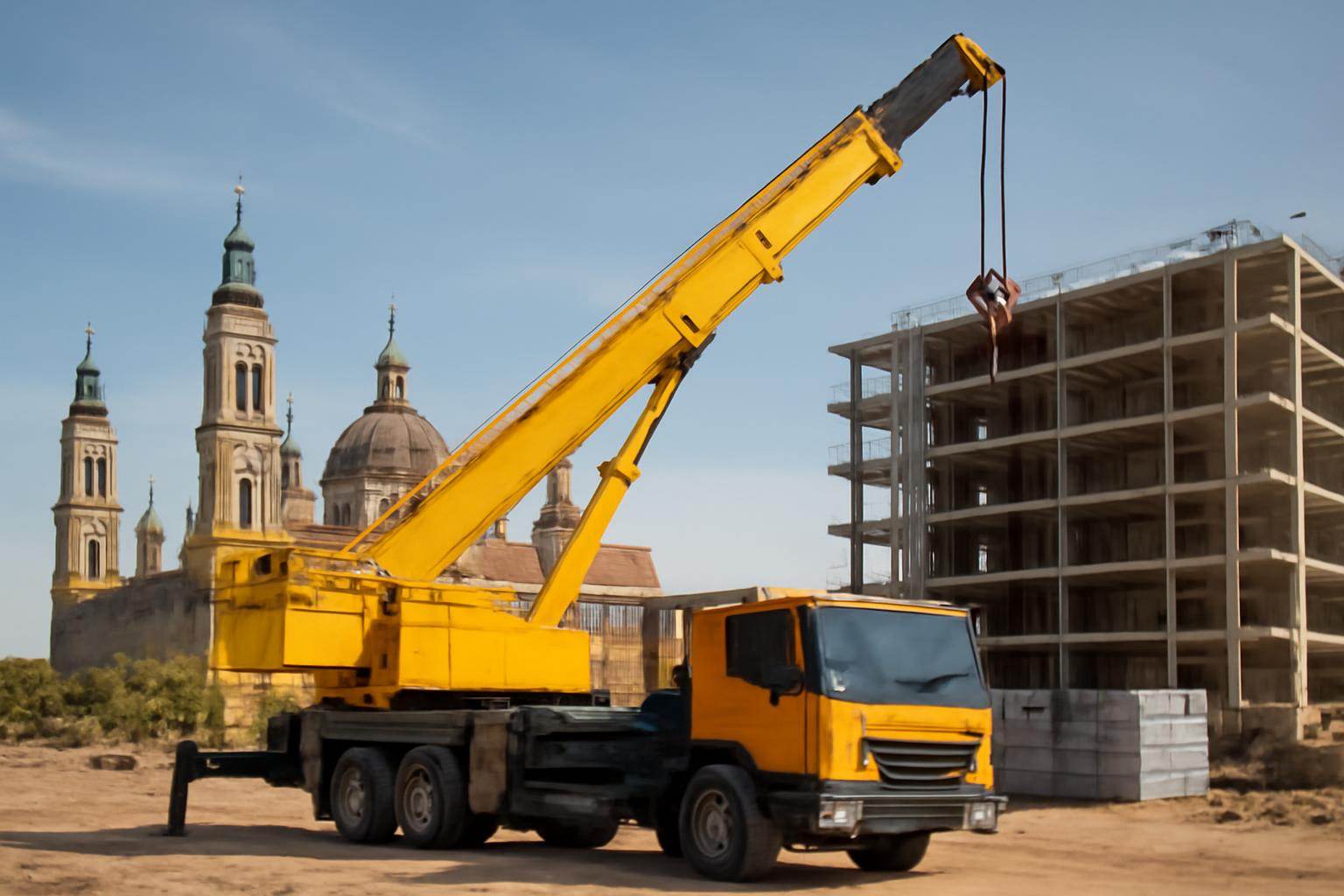 Grúas en Zaragoza: Servicios Esenciales y Momentos Clave para Solicitarlas
