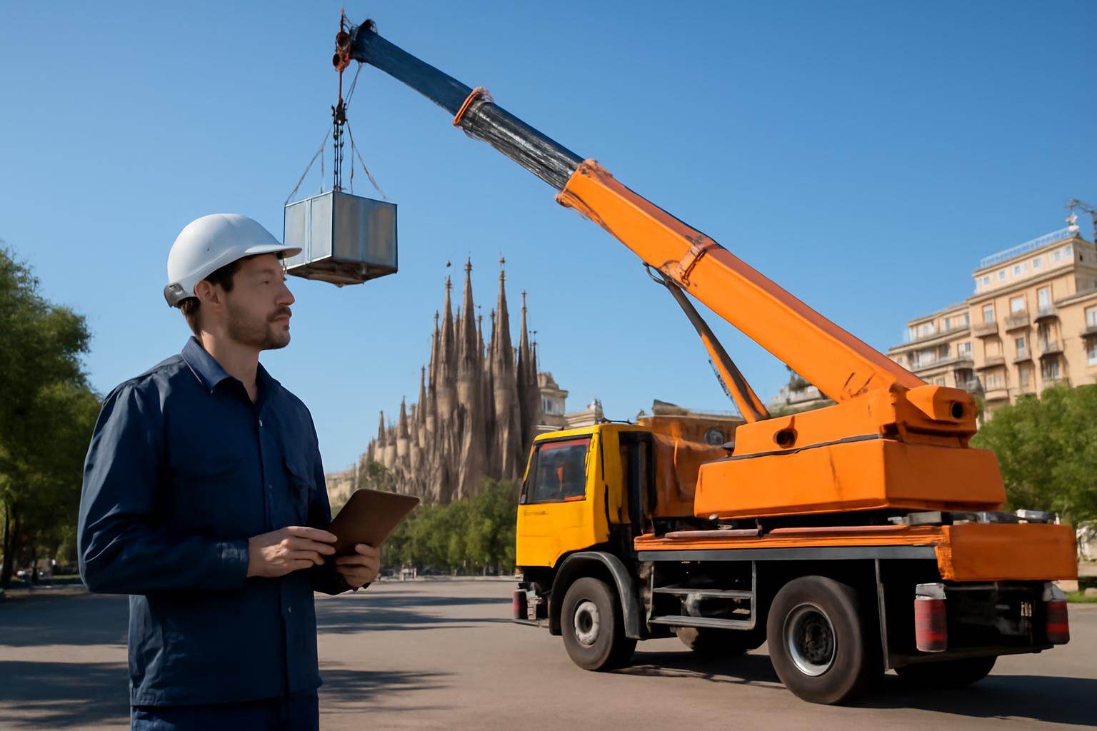 Grúas en Barcelona: consejos clave para elegir profesionales y qué datos facilitar al solicitar servicio